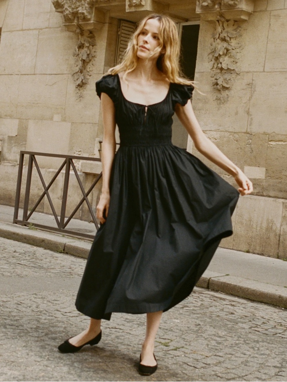 Dôen Quinn dress in black size S NWOT